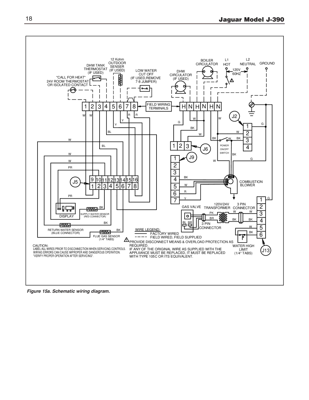 Slant/Fin J-390 installation instructions 101112 