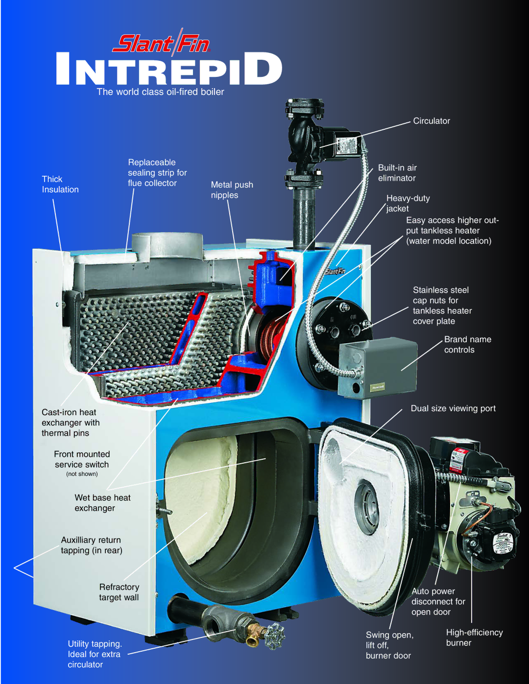 Slant/Fin Oil-Fired Boilers manual Intrepid 