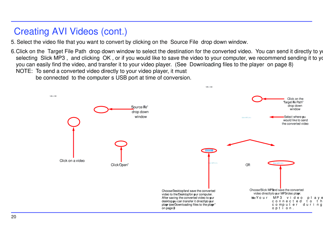 Slick MP417-2CB manual Click on a video Click Open 