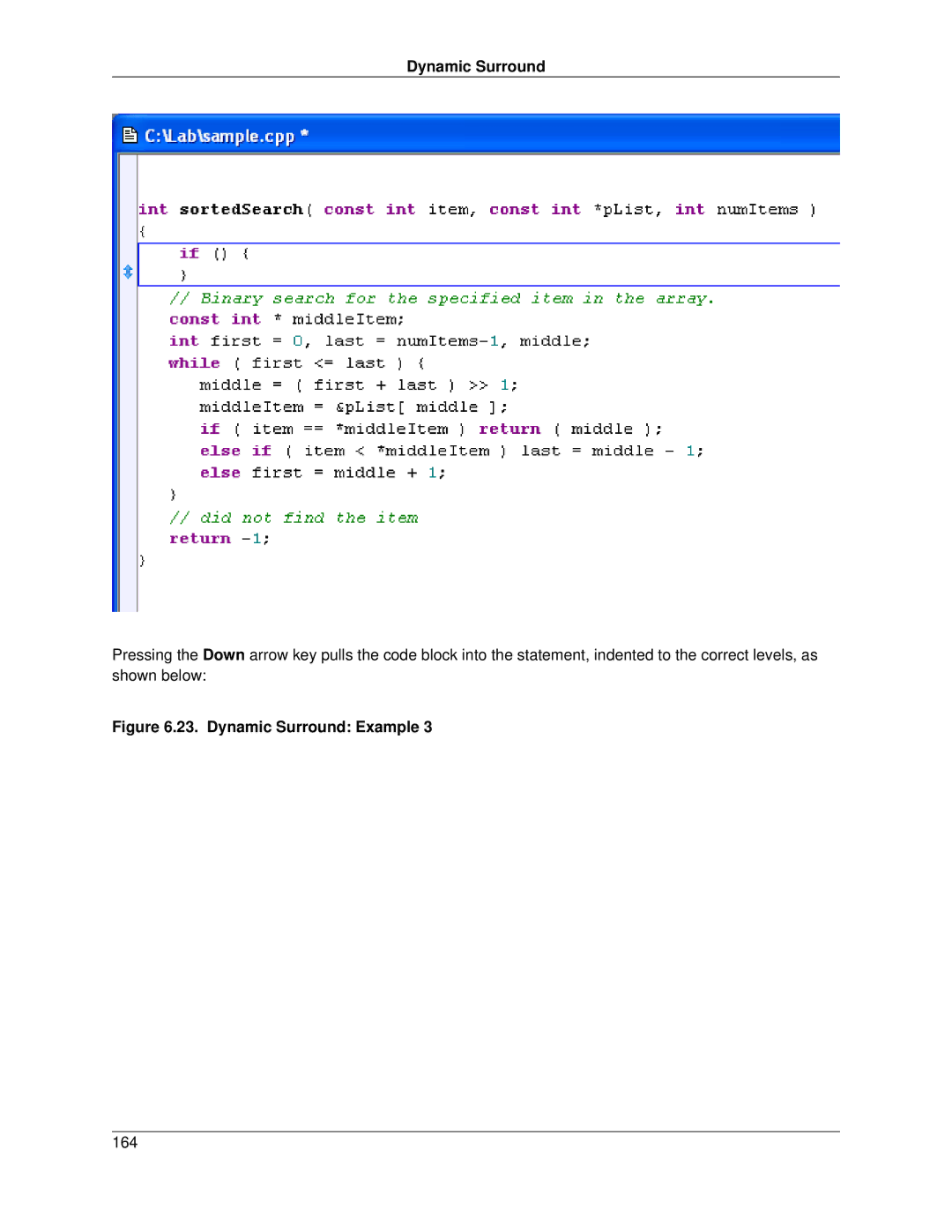 Slick V3.3 manual Dynamic Surround Example 