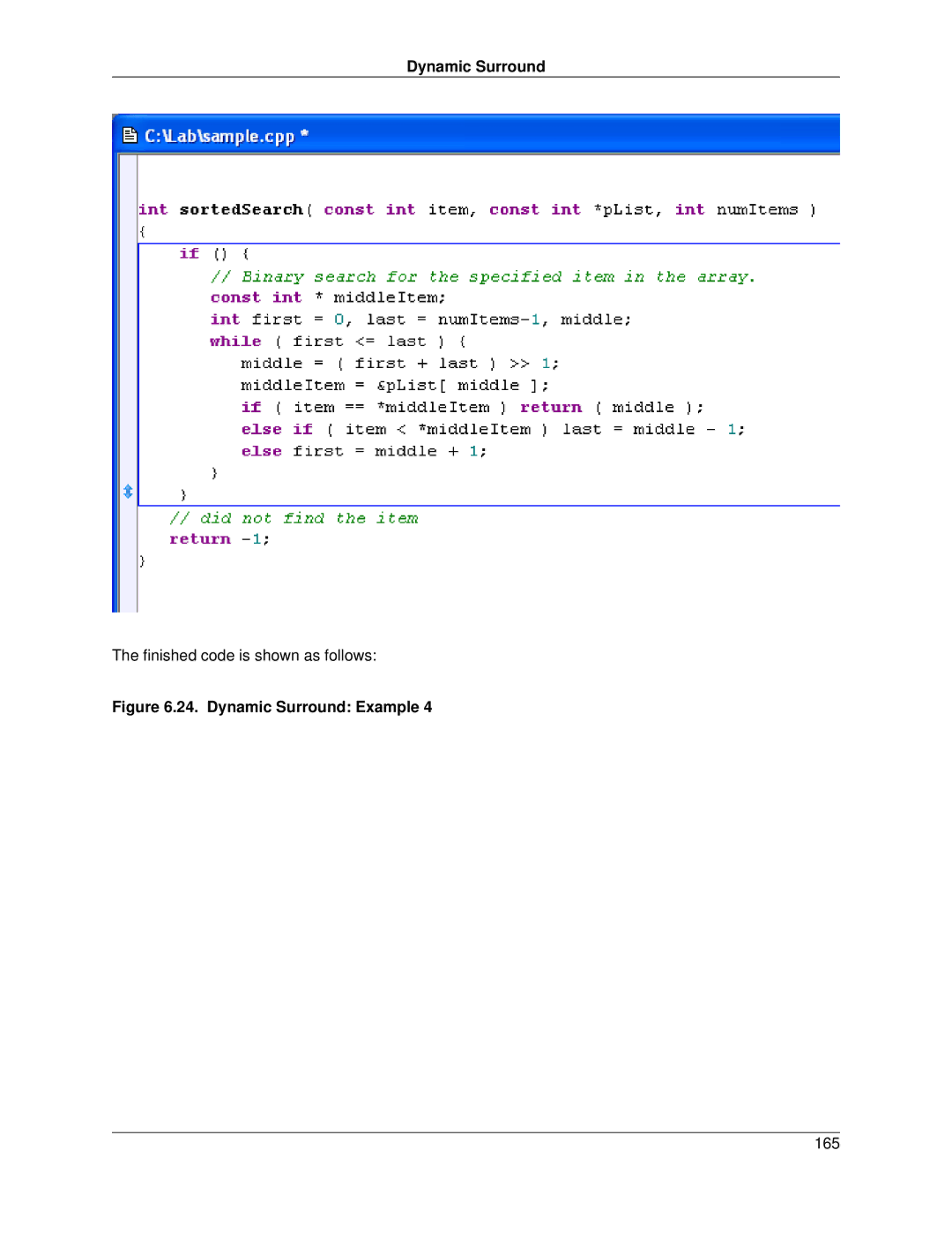 Slick V3.3 manual Dynamic Surround Example 