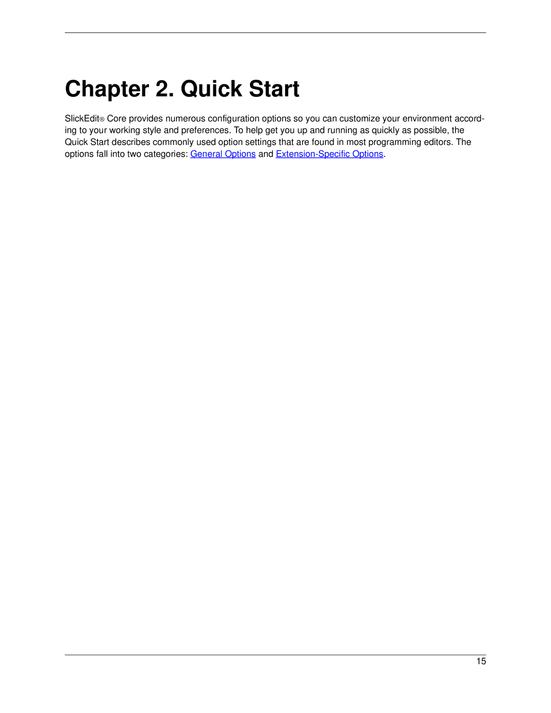 Slick V3.3 manual Quick Start 