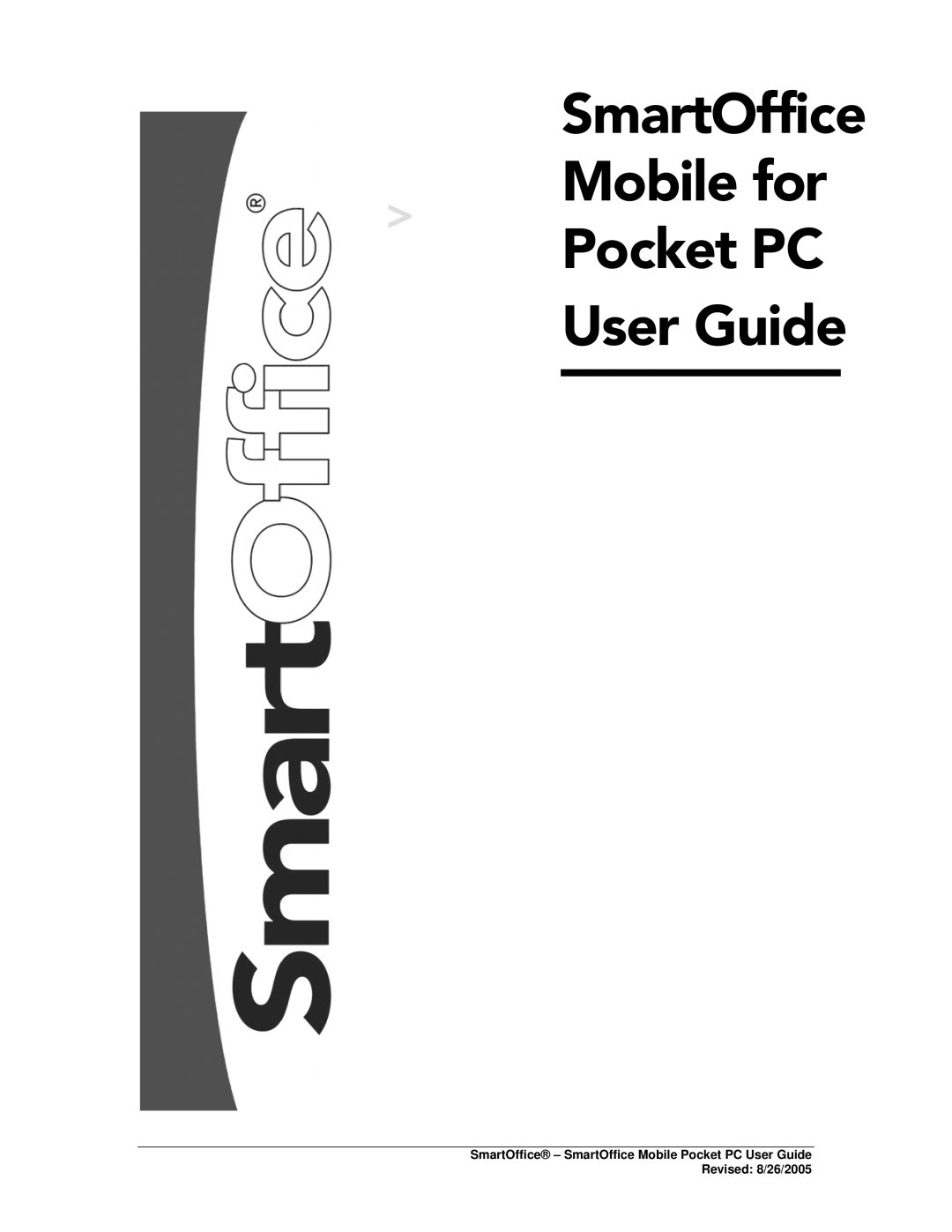 Smart Parts manual SmartOffice Mobile for Pocket PC User Guide 