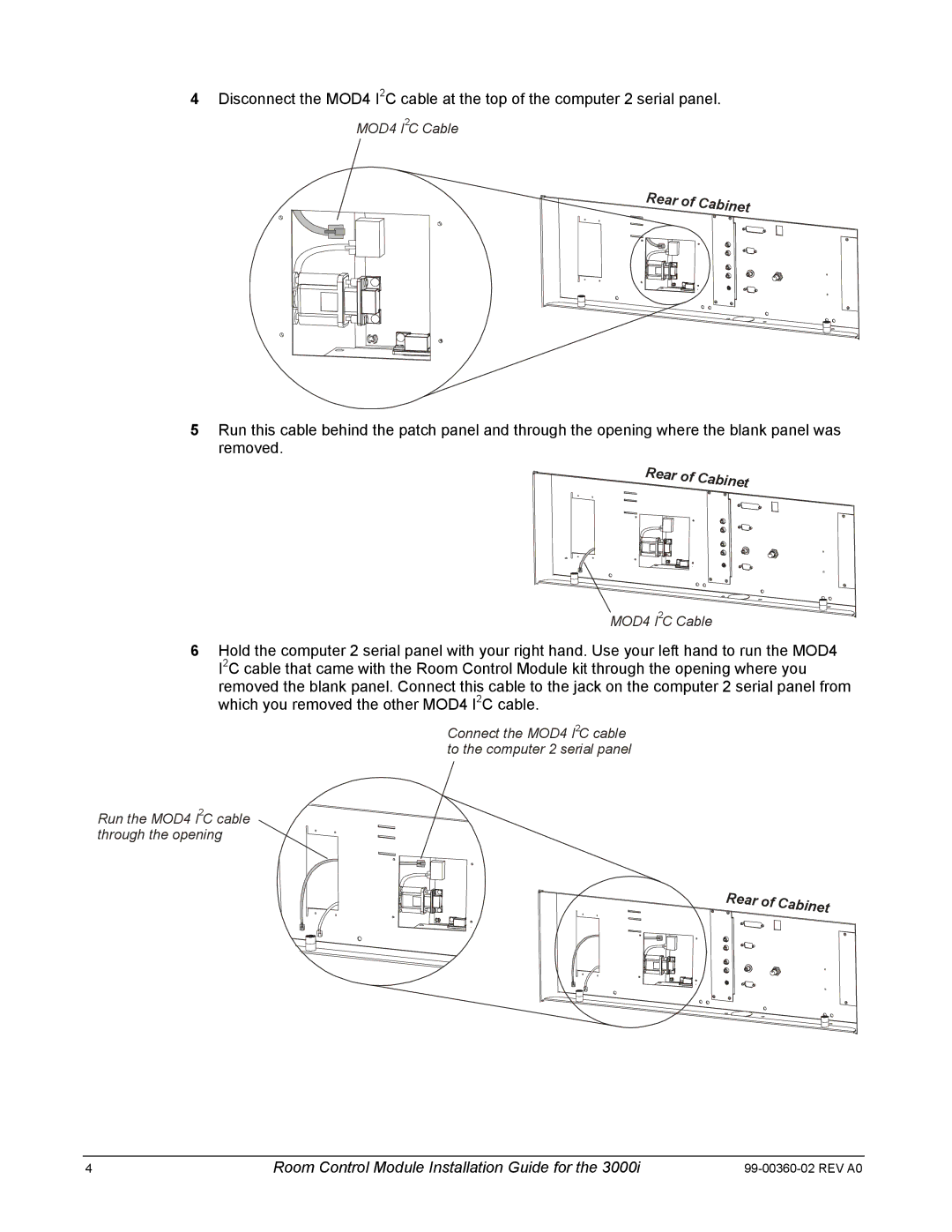 Smart Technologies 3000i manual MOD4 I2C Cable 