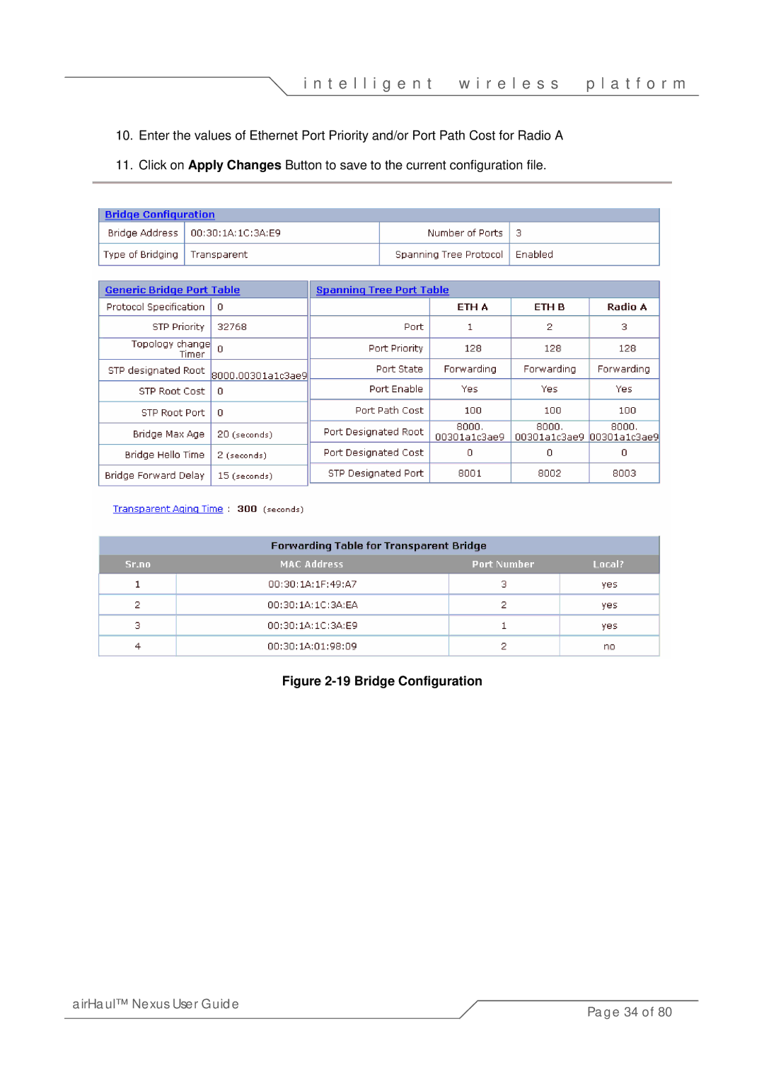 SmartBridges sB3010 manual Bridge Configuration 