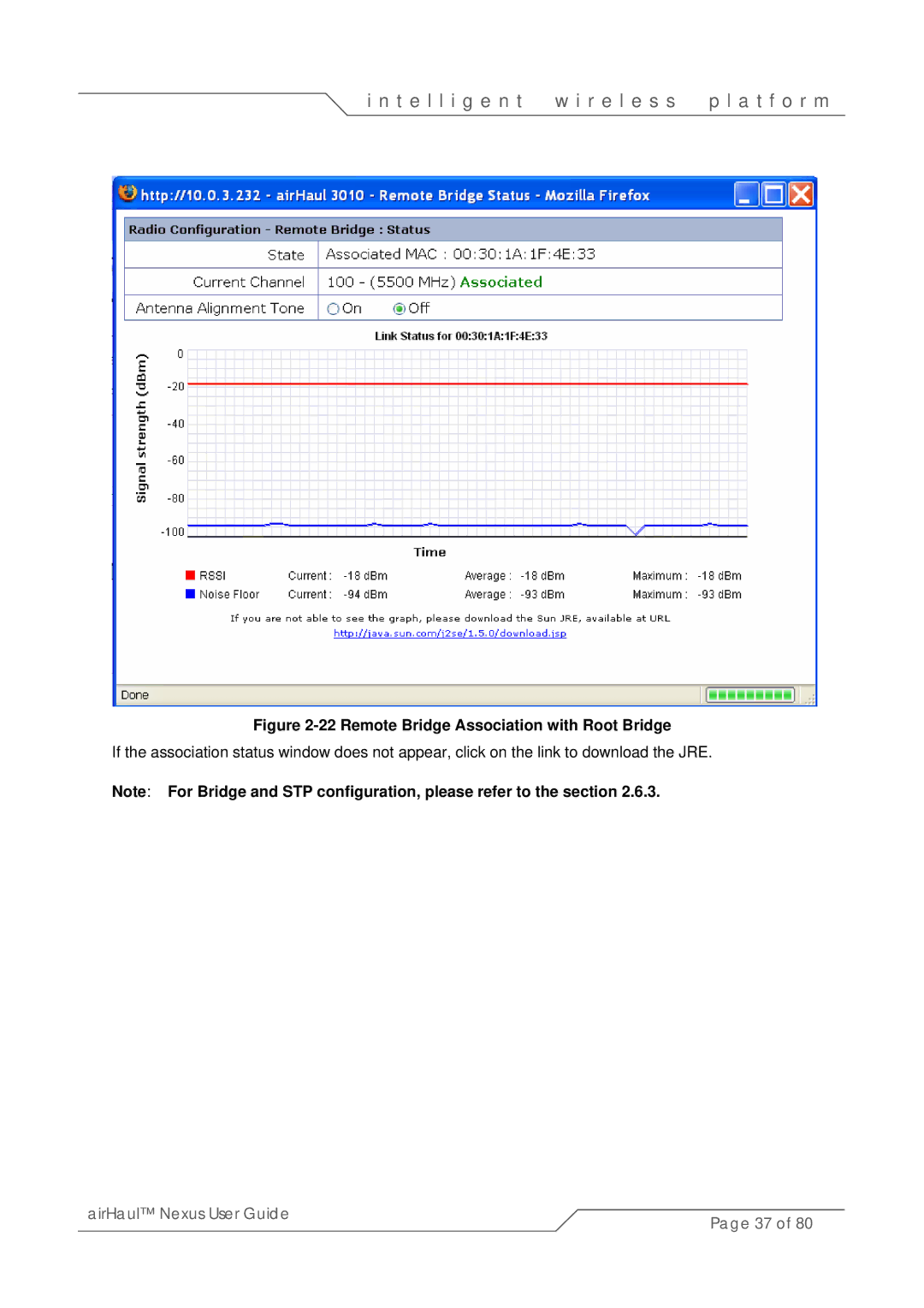 SmartBridges sB3010 manual Remote Bridge Association with Root Bridge 