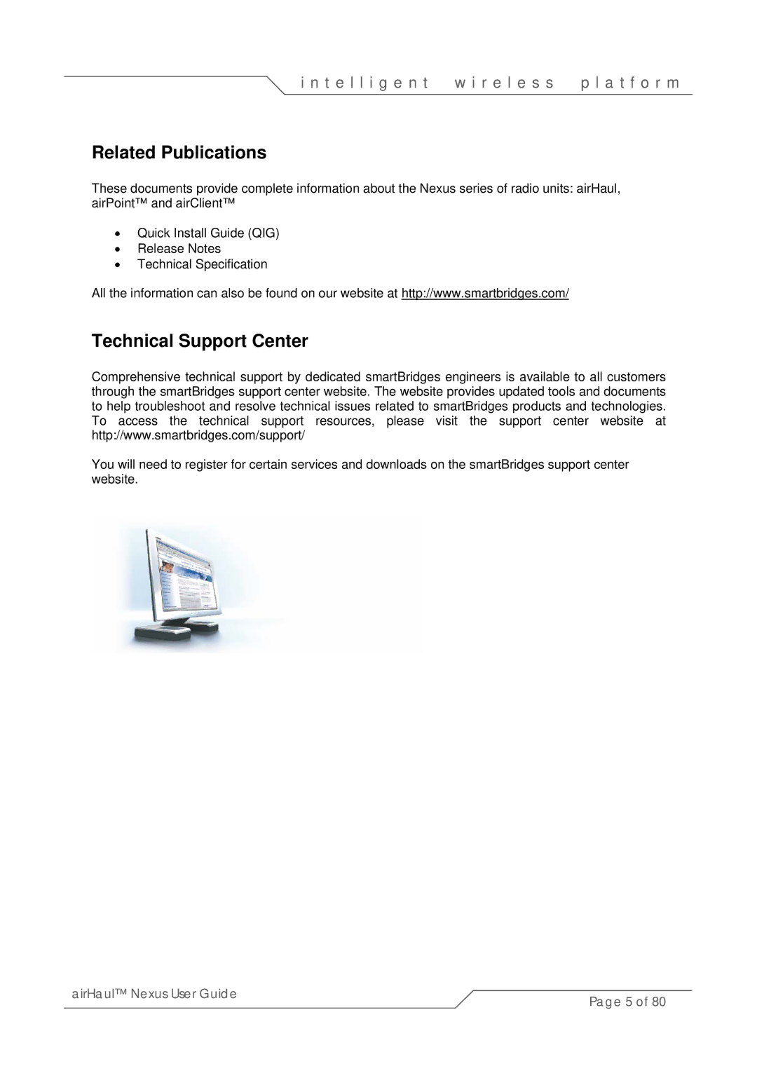 SmartBridges sB3010 manual Related Publications, Technical Support Center 