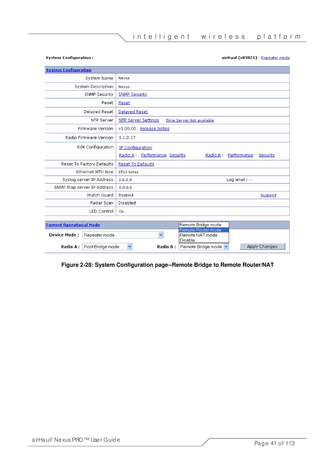 SmartBridges sB3021 manual T e l l i g e n t R e l e s s A t f o r m 