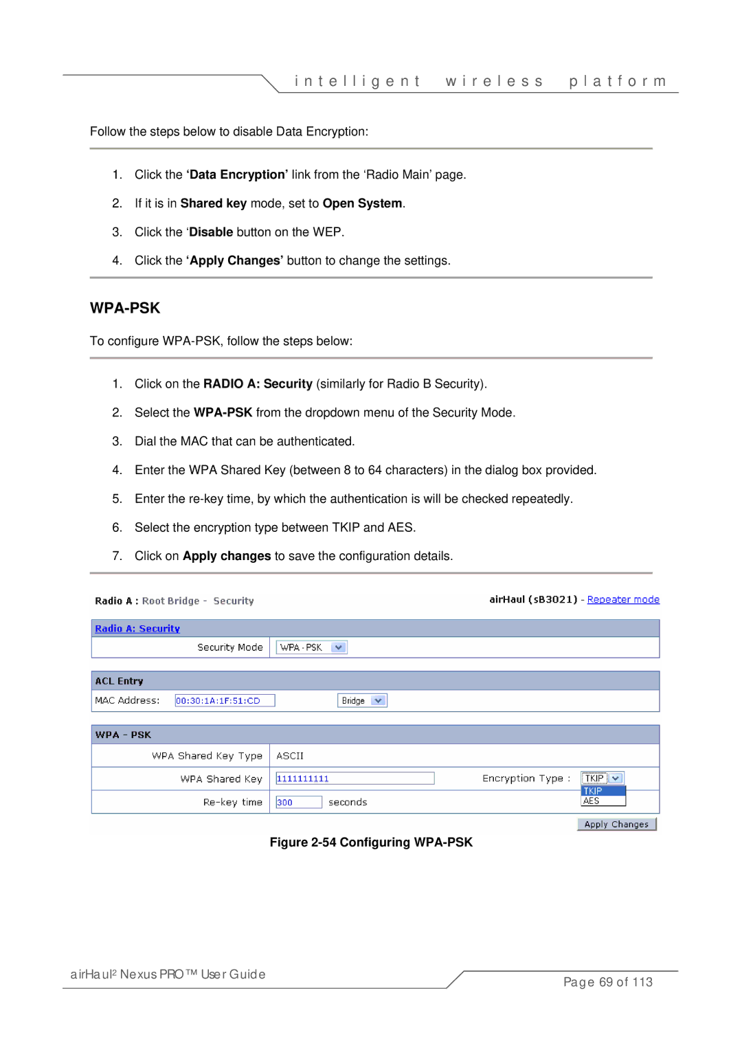 SmartBridges sB3021 manual Wpa-Psk 