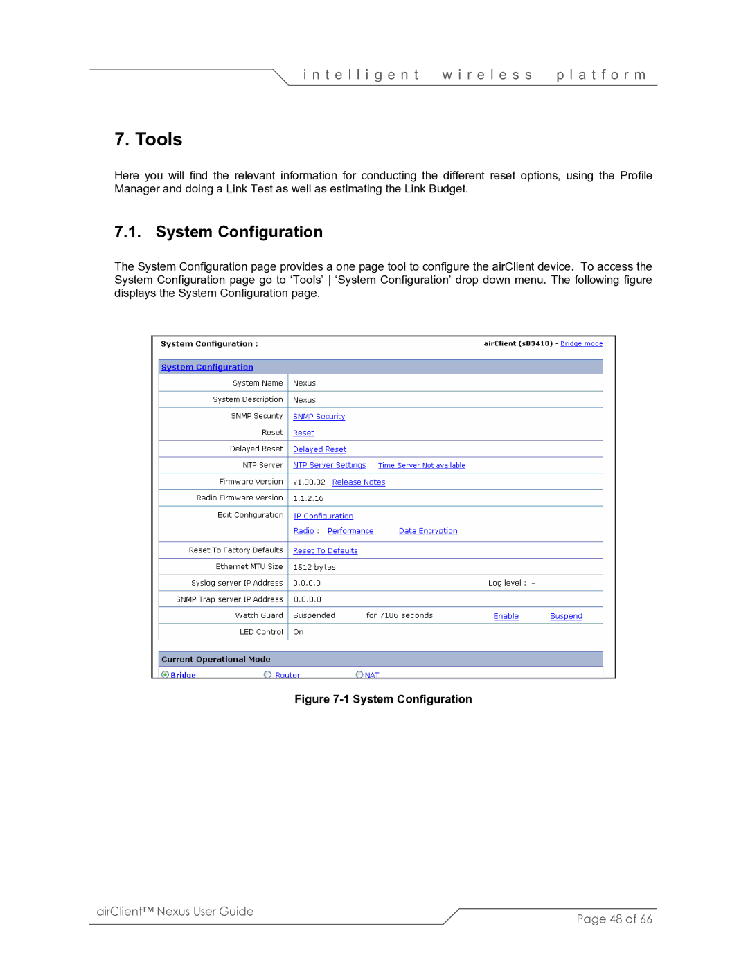 SmartBridges sB3410 manual Tools, System Configuration 