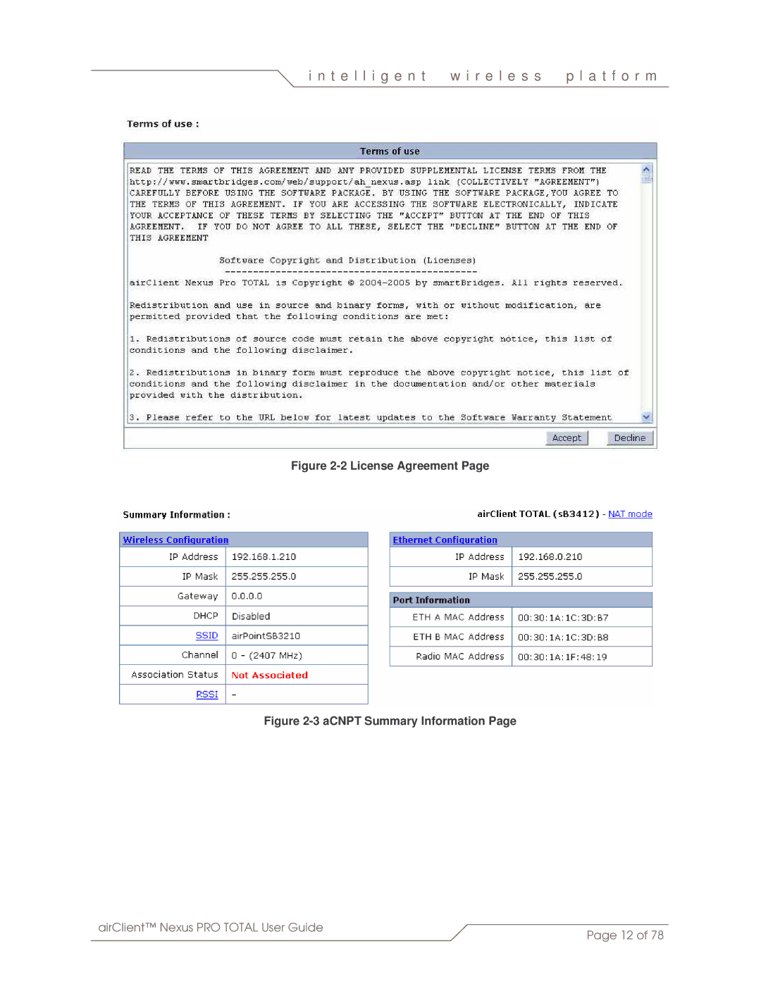 SmartBridges sB3412 manual License Agreement 