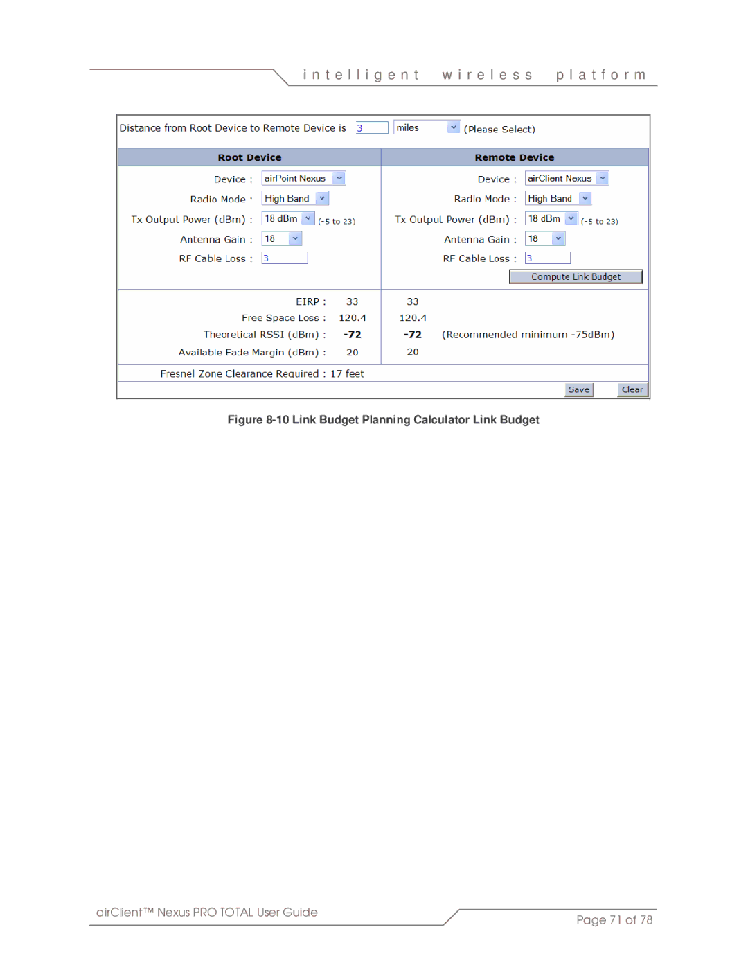 SmartBridges sB3412 manual Link Budget Planning Calculator Link Budget 