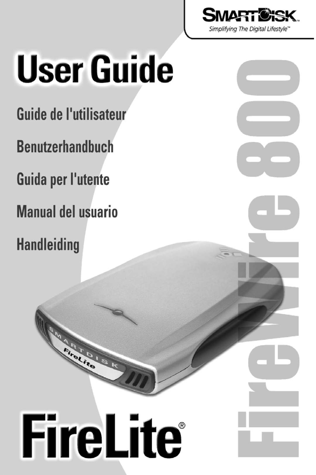 SmartDisk FireWire 800 manual 