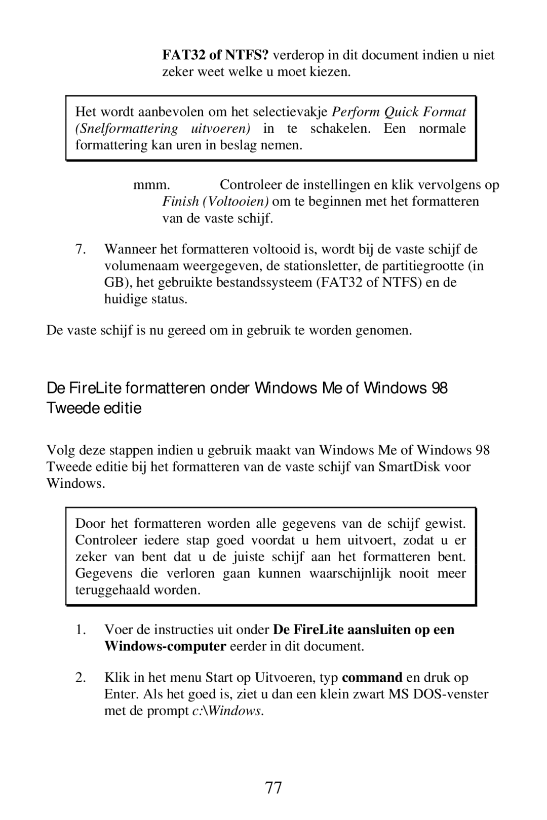 SmartDisk FireWire 800 manual 