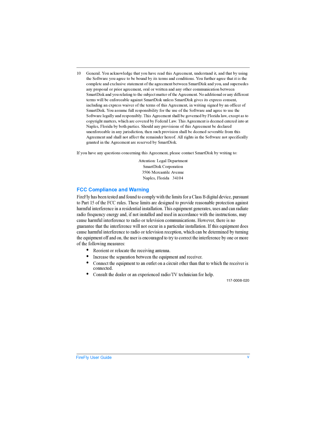 SmartDisk none manual FCC Compliance and Warning 