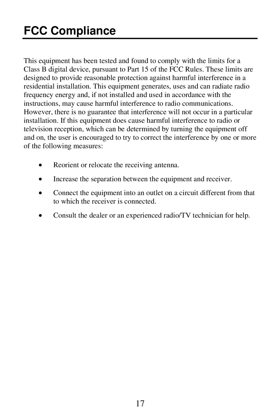 SmartDisk Portable Hard Drive manual FCC Compliance 