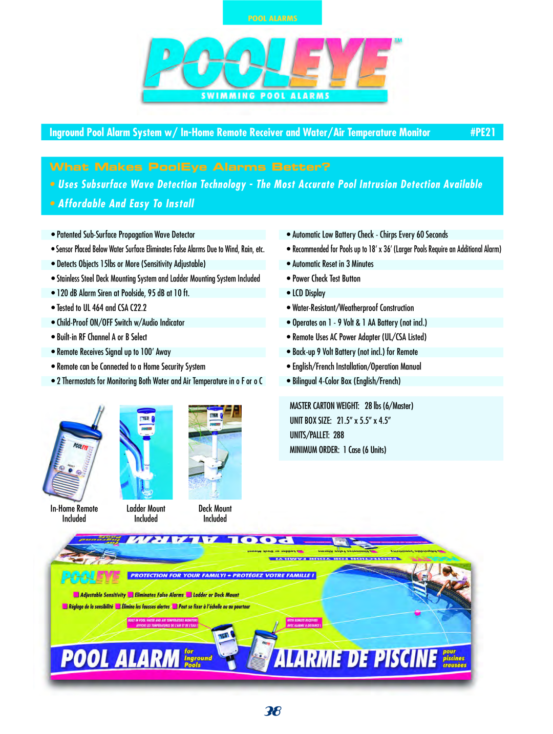 SmartPool Inc NC31 manual What Makes PoolEye Alarms Better?, •Affor dab le And E asy To I nstall 