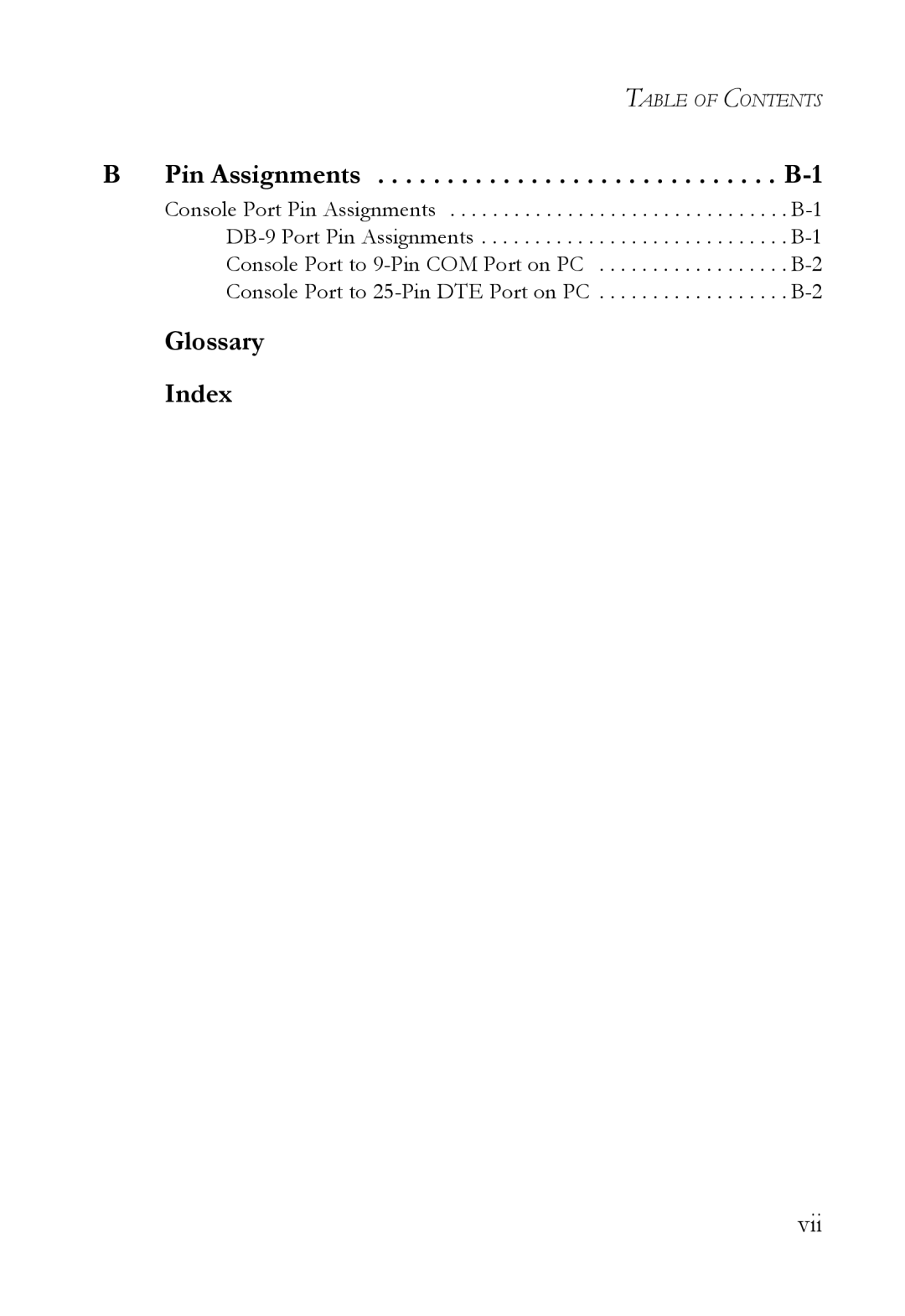 SMC Networks 1000BASE-X manual Glossary Index 