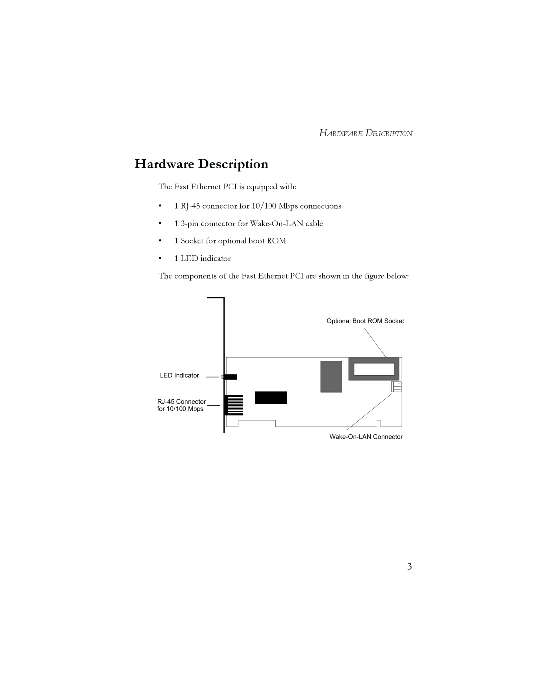 SMC Networks 10/100 Mbps manual Hardware Description 