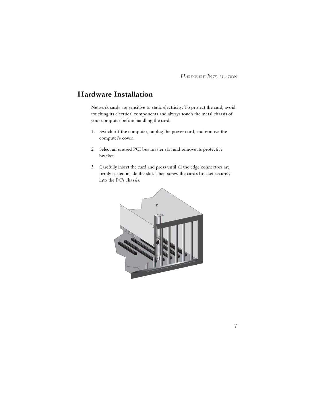 SMC Networks 10/100 Mbps manual Hardware Installation 