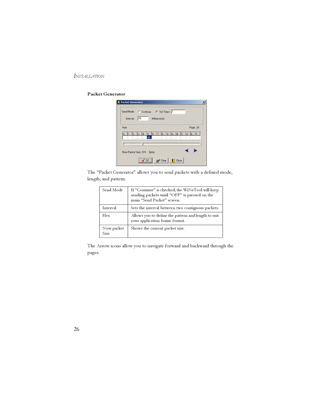 SMC Networks 10/100 Mbps manual Packet Generator 