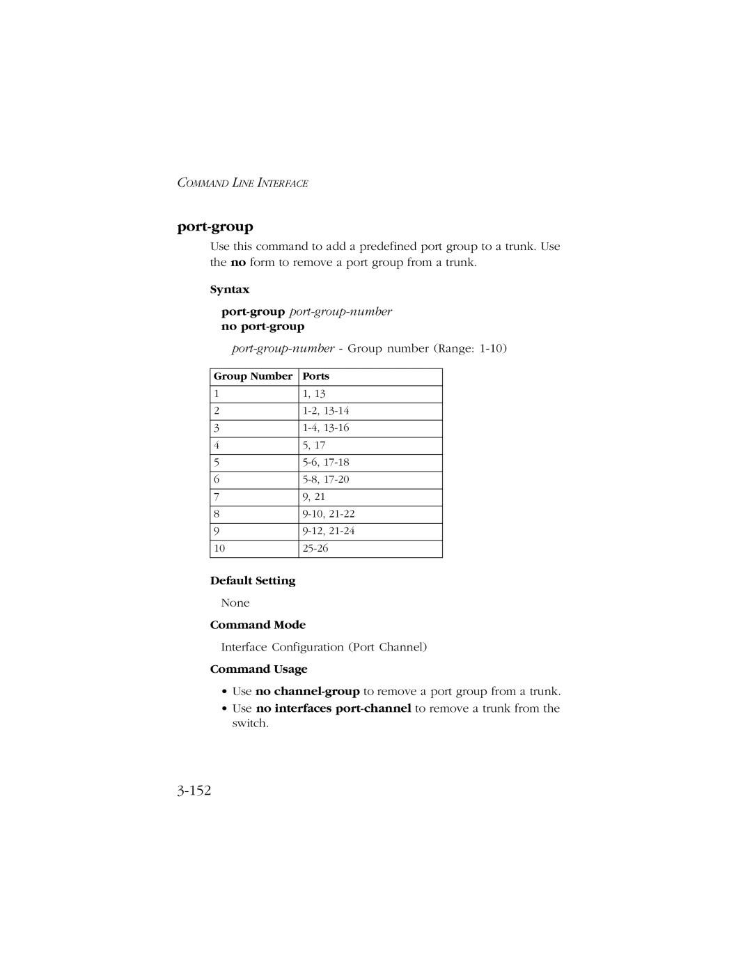 SMC Networks 10/100 manual Port-group, 152 