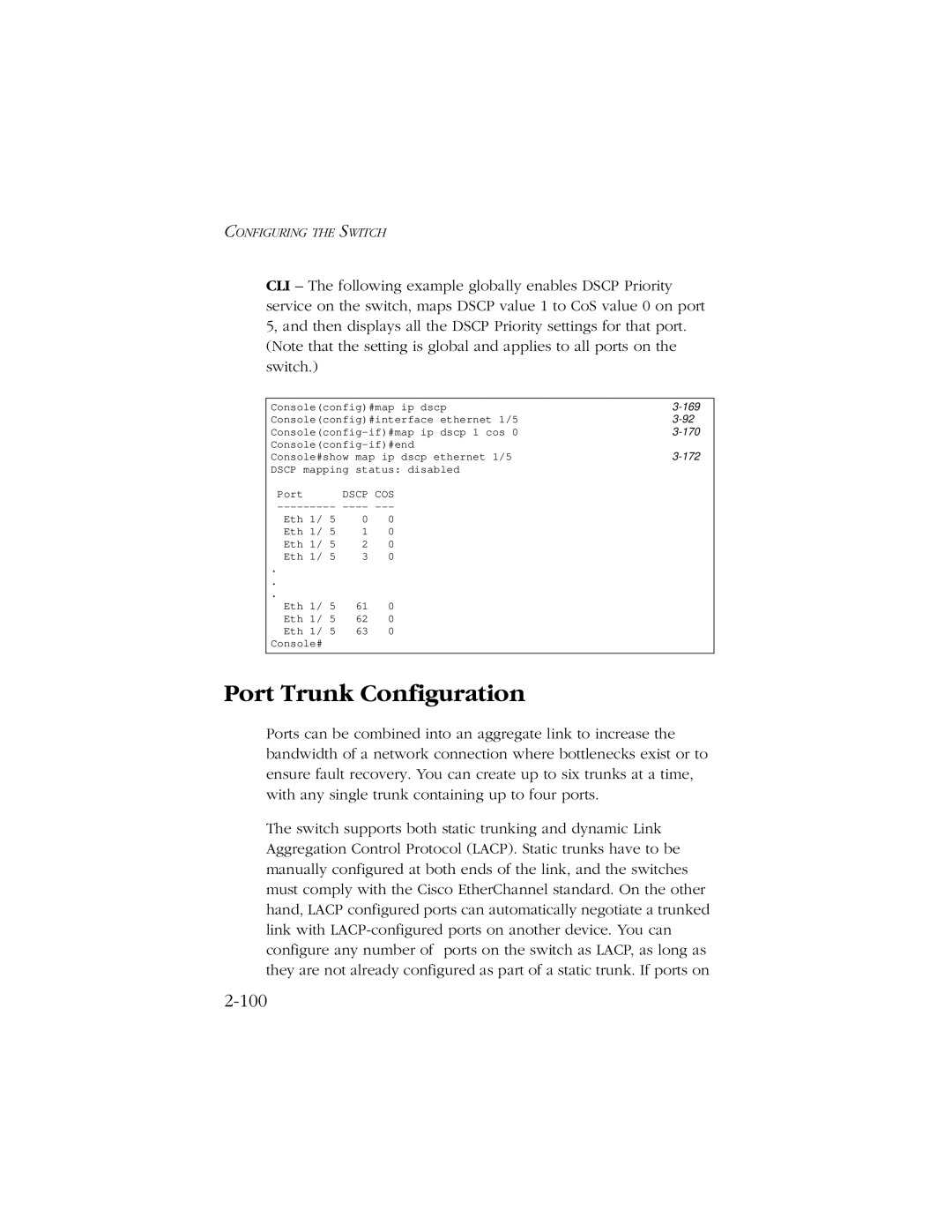 SMC Networks 10/100/1000 SMCGS8P-Smart manual Port Trunk Configuration 