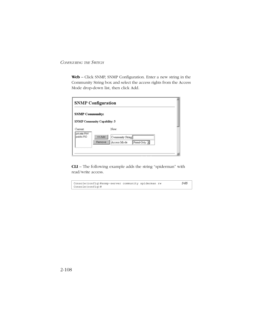 SMC Networks 10/100/1000 SMCGS8P-Smart manual 108 