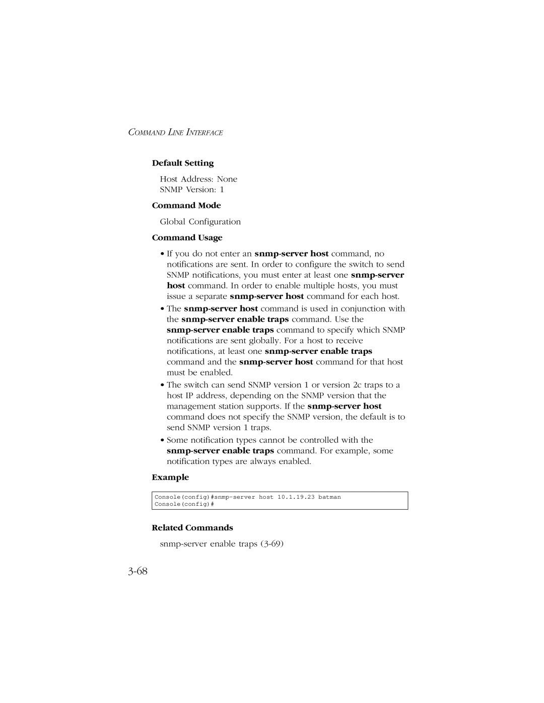 SMC Networks 10/100/1000 SMCGS8P-Smart manual Host Address None Snmp Version 