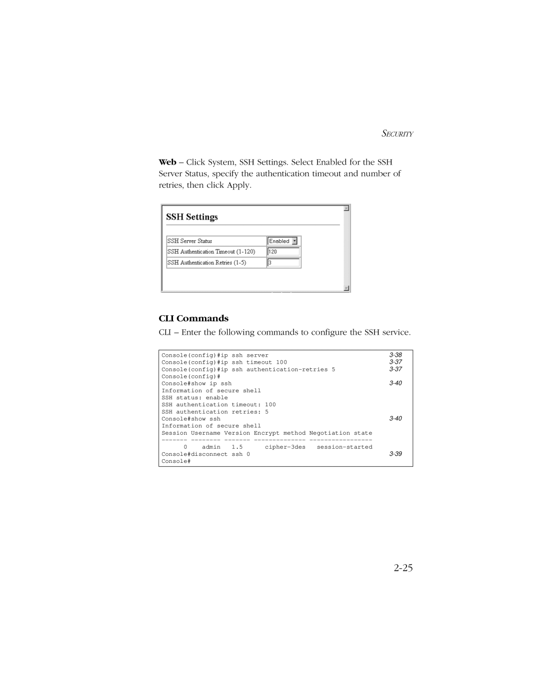 SMC Networks 10/100/1000 SMCGS8P-Smart manual CLI Commands 