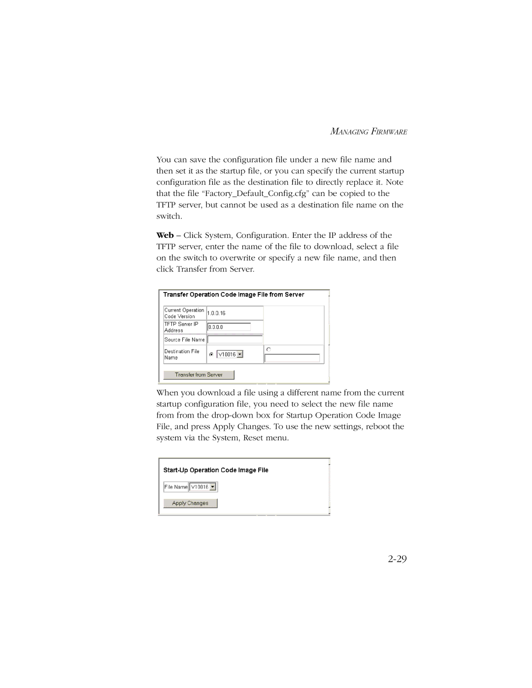 SMC Networks 10/100/1000 SMCGS8P-Smart manual Managing Firmware 