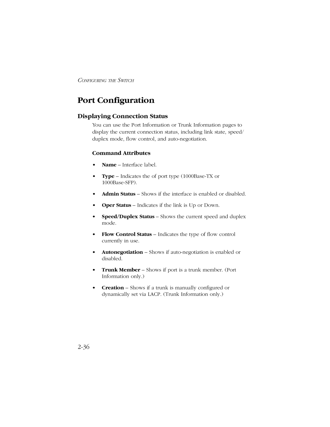 SMC Networks 10/100/1000 SMCGS8P-Smart manual Port Configuration, Displaying Connection Status 