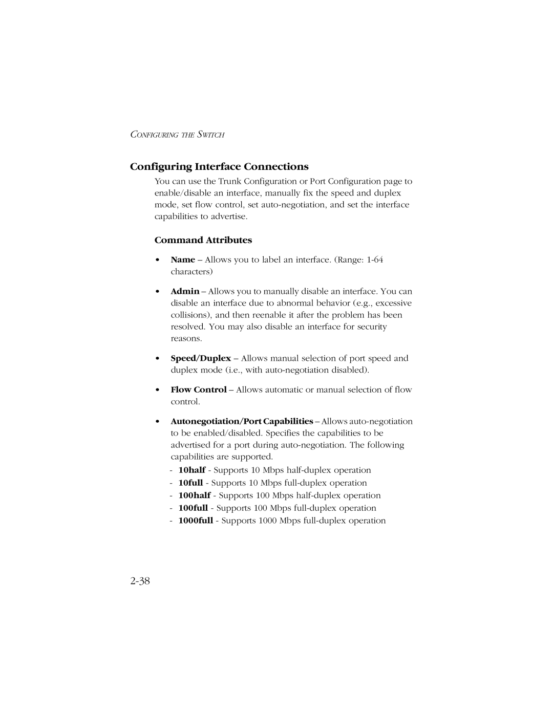 SMC Networks 10/100/1000 SMCGS8P-Smart manual Configuring Interface Connections 