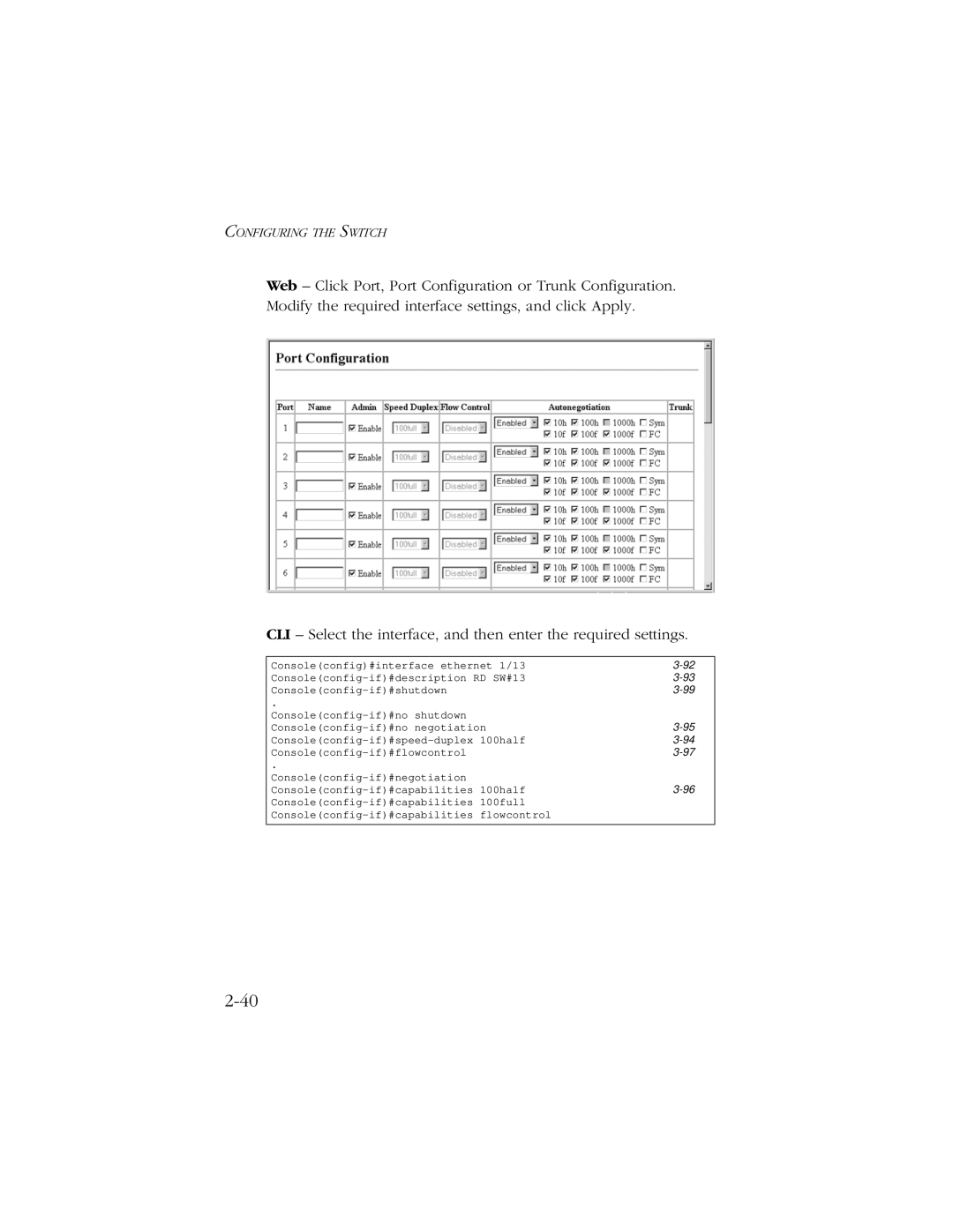 SMC Networks 10/100/1000 SMCGS8P-Smart manual Configuring the Switch 