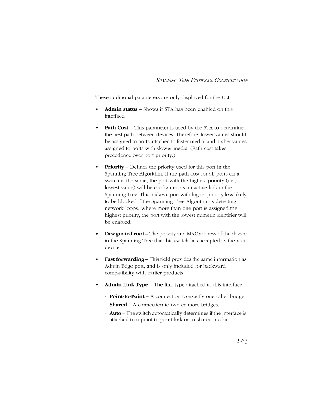 SMC Networks 10/100/1000 SMCGS8P-Smart manual Spanning Tree Protocol Configuration 