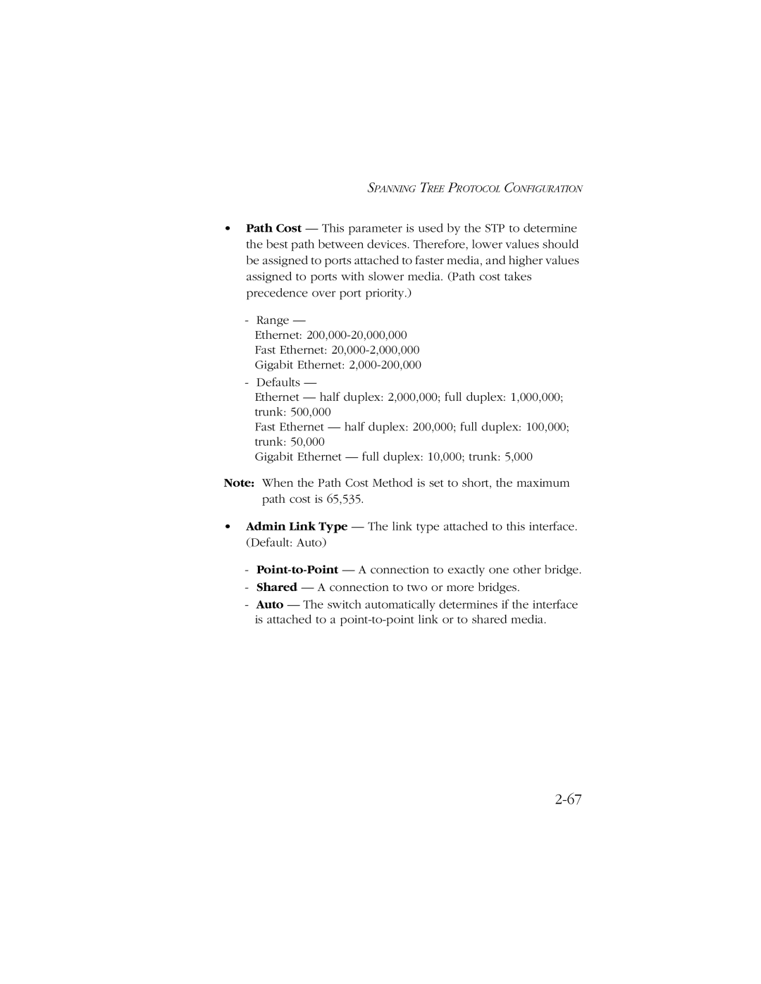 SMC Networks 10/100/1000 SMCGS8P-Smart manual Spanning Tree Protocol Configuration 