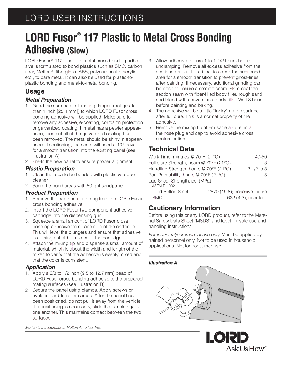 SMC Networks 117 manual Usage, Technical Data 