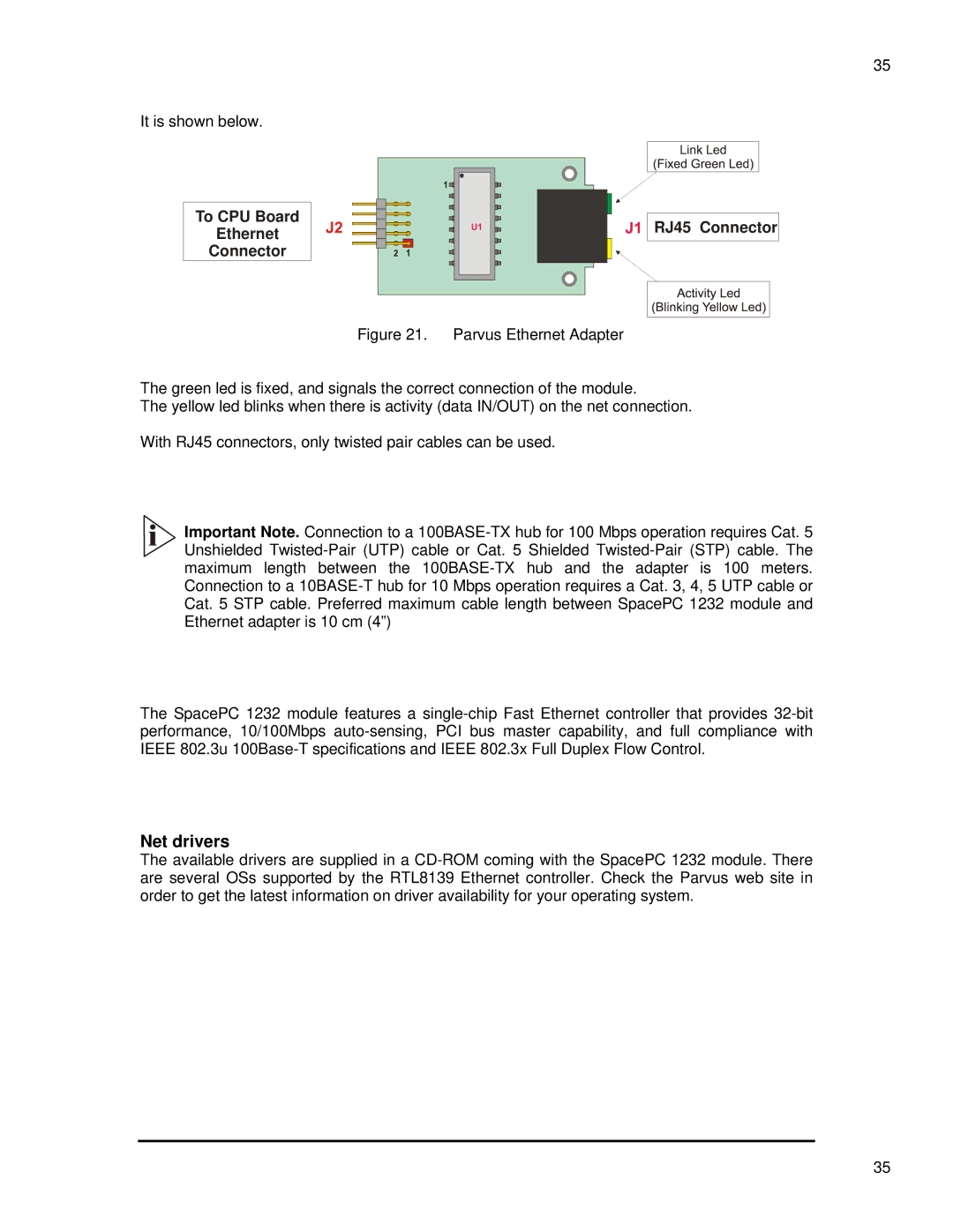 SMC Networks 1232 Series user manual Net drivers 