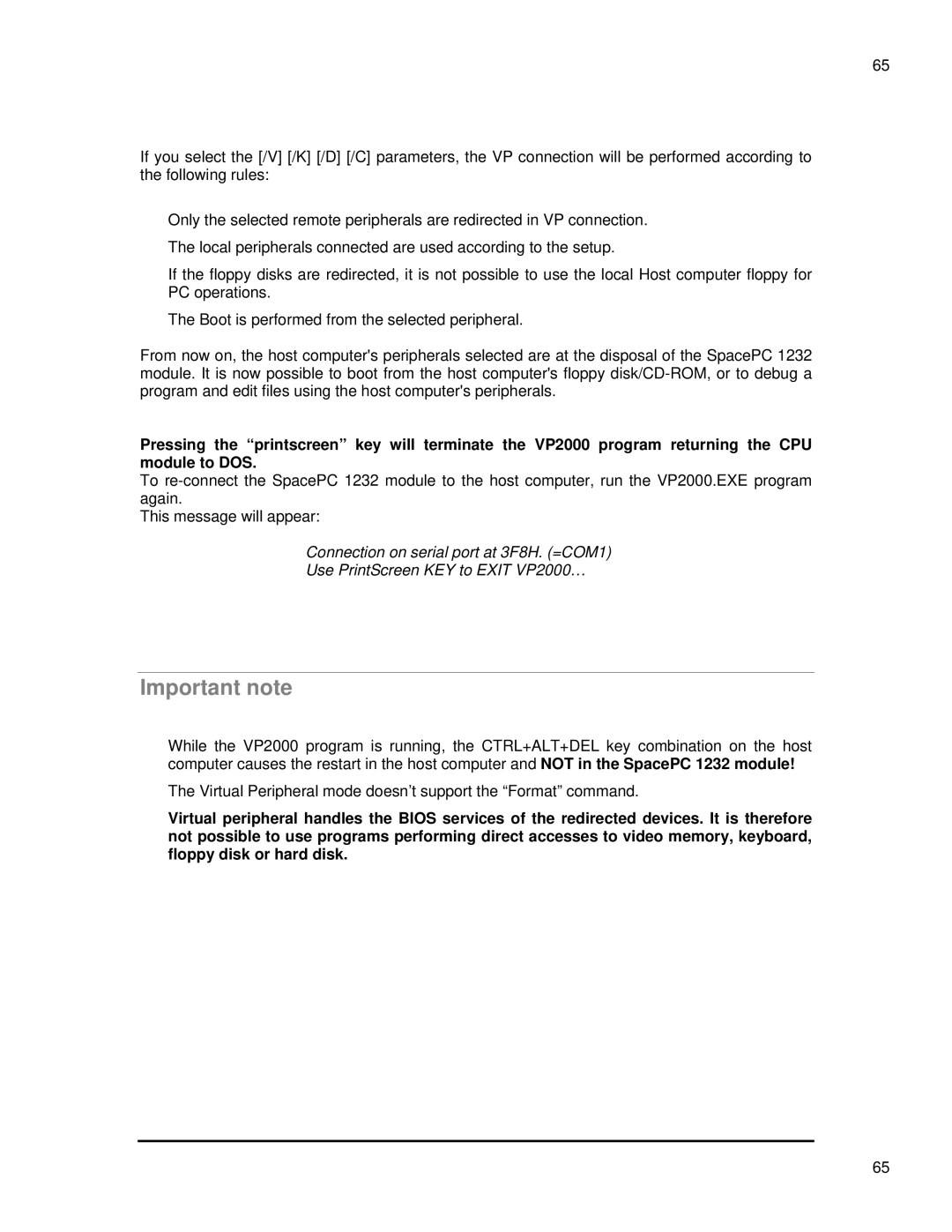 SMC Networks 1232 Series user manual Important note 