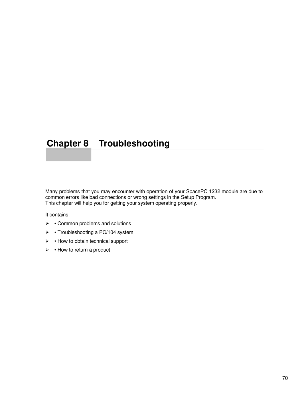 SMC Networks 1232 Series user manual Troubleshooting 