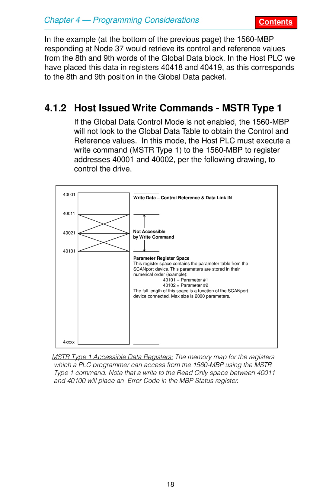 SMC Networks 1560 user manual Host Issued Write Commands Mstr Type 