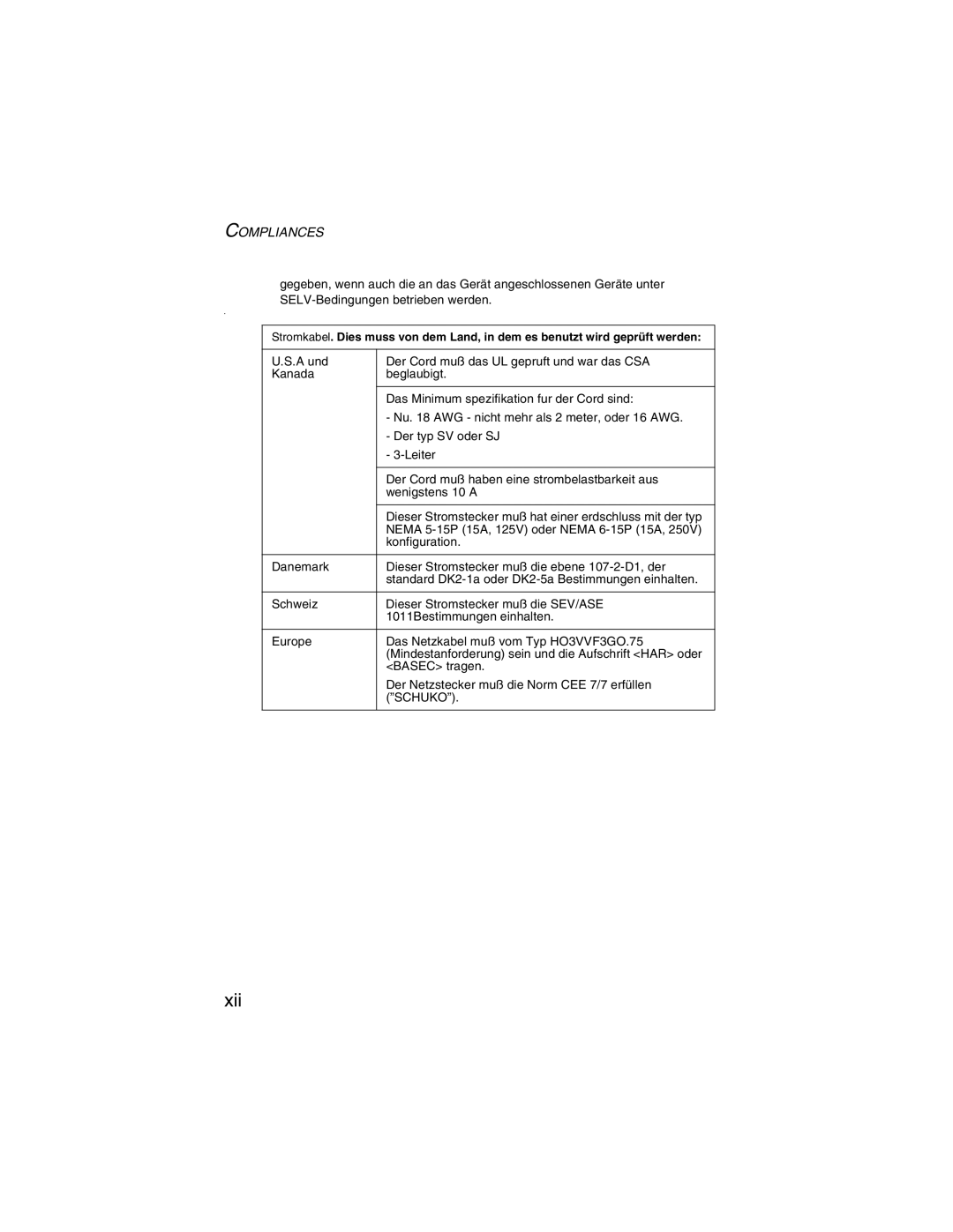 SMC Networks 2.4GHz/5GHz manual Xii 