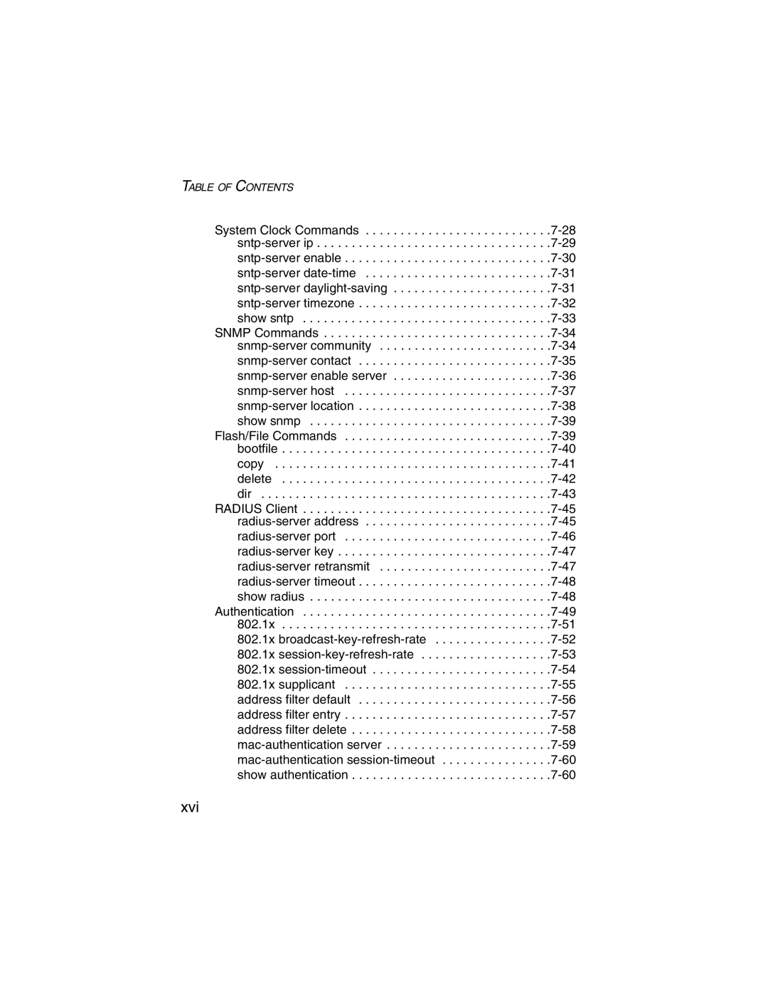 SMC Networks 2.4GHz/5GHz manual Xvi 