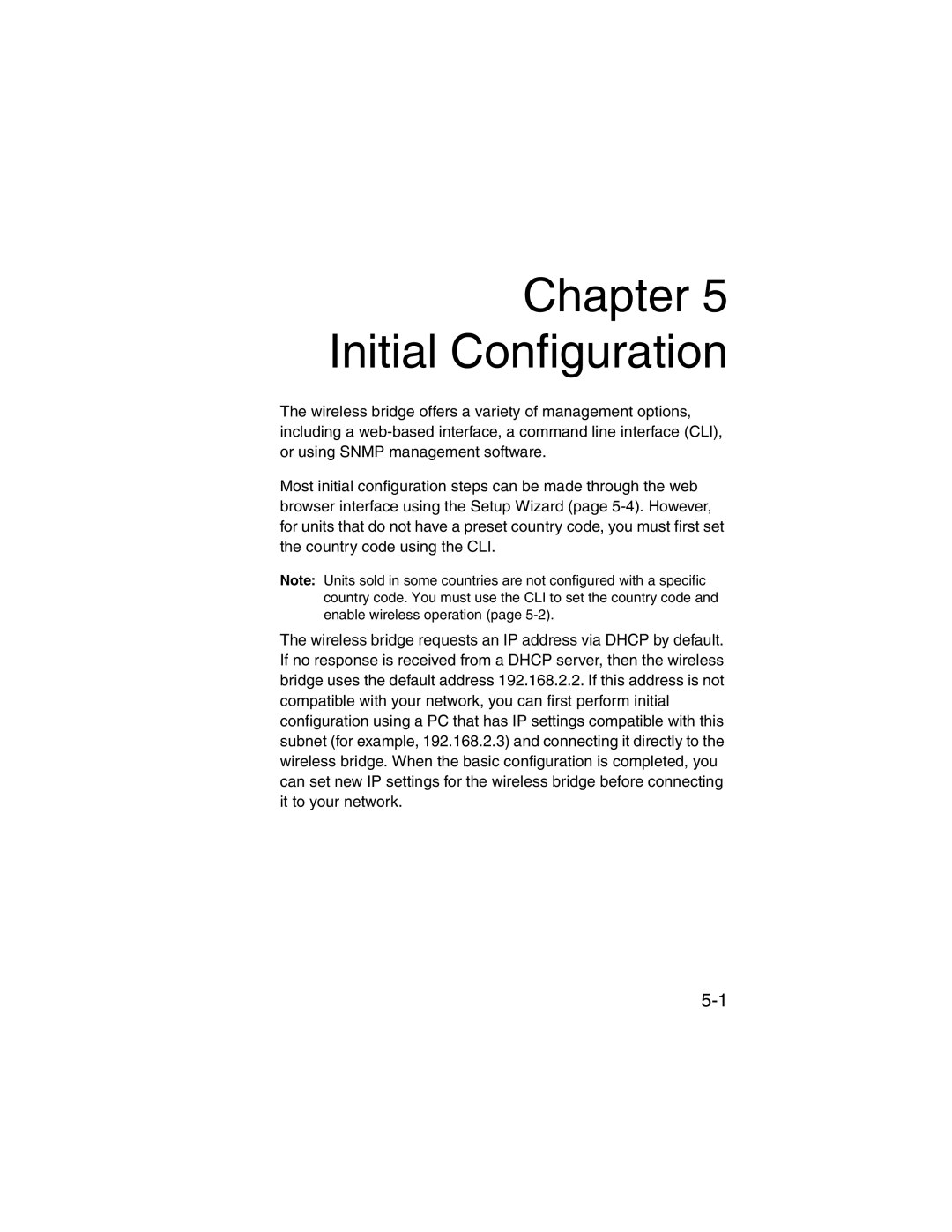 SMC Networks 2.4GHz/5GHz manual Initial Configuration 