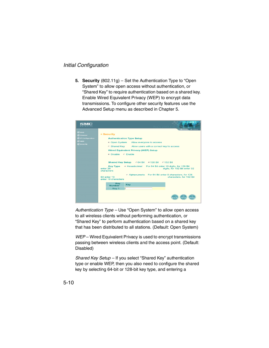 SMC Networks 2.4GHz/5GHz manual Initial Configuration 