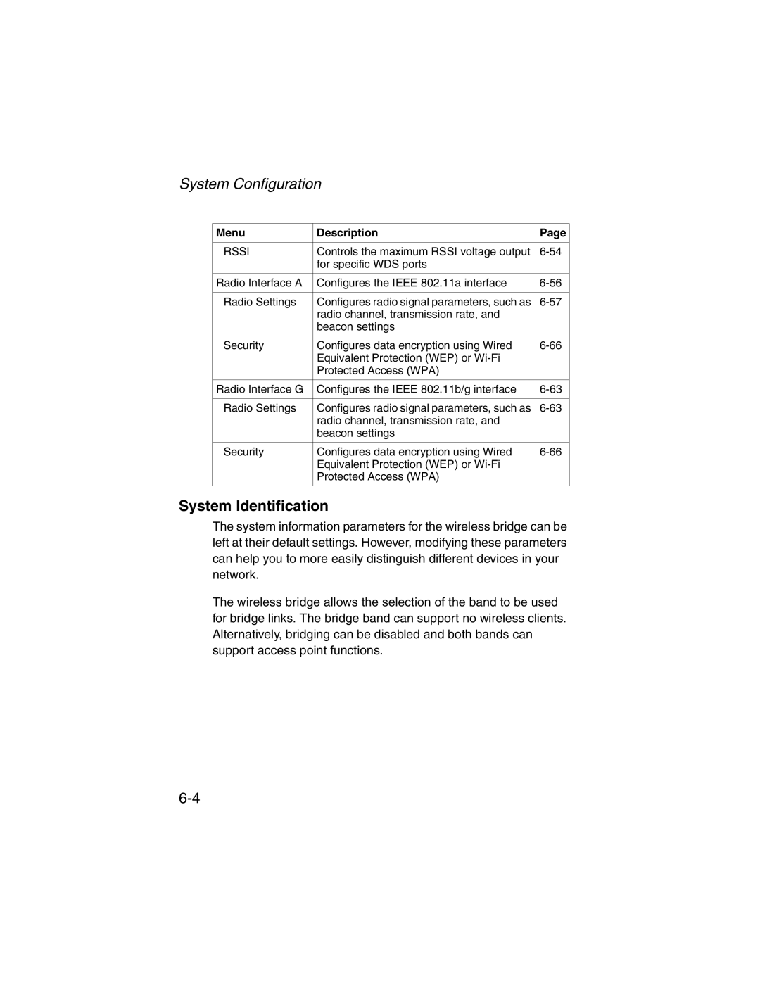 SMC Networks 2.4GHz/5GHz manual System Identification, Rssi 