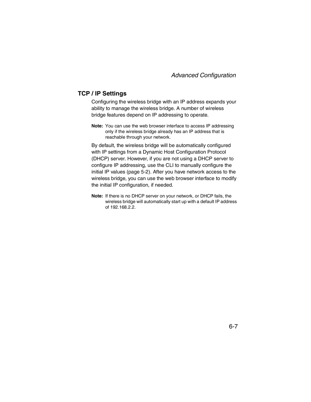 SMC Networks 2.4GHz/5GHz manual TCP / IP Settings 