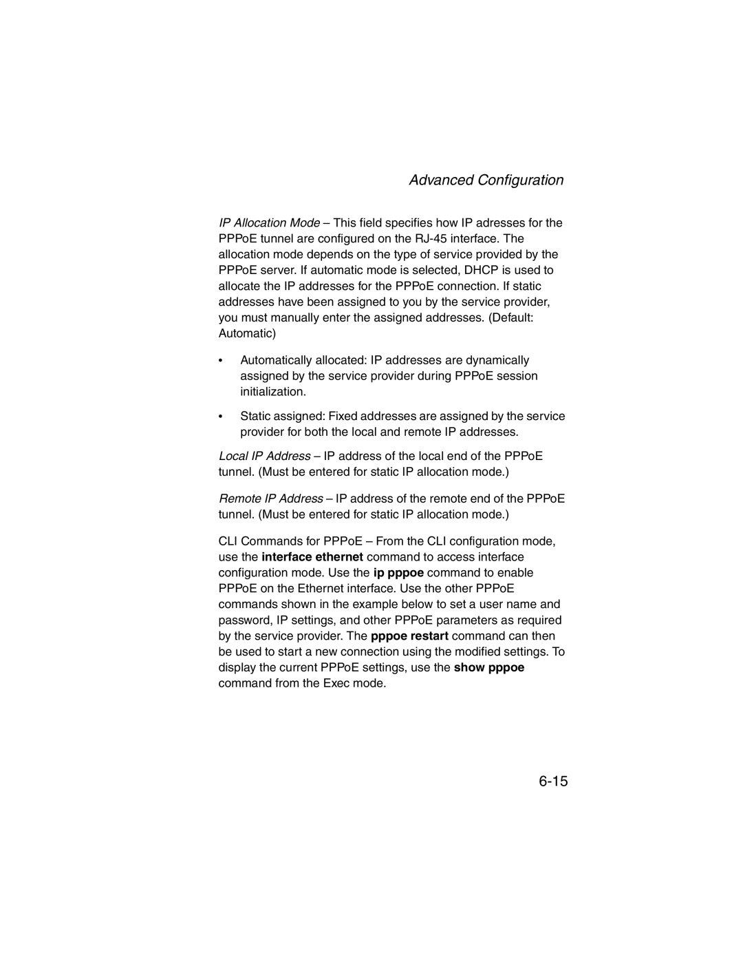 SMC Networks 2.4GHz/5GHz manual Advanced Configuration 