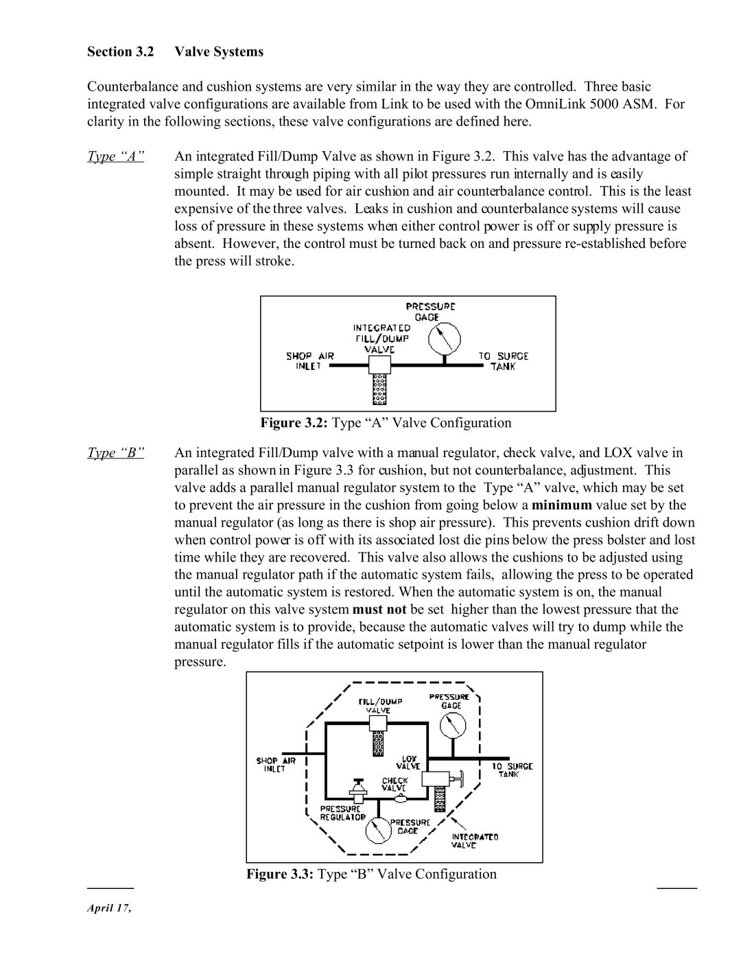 SMC Networks 5000 manual Valve Systems, Type B Valve Configuration 