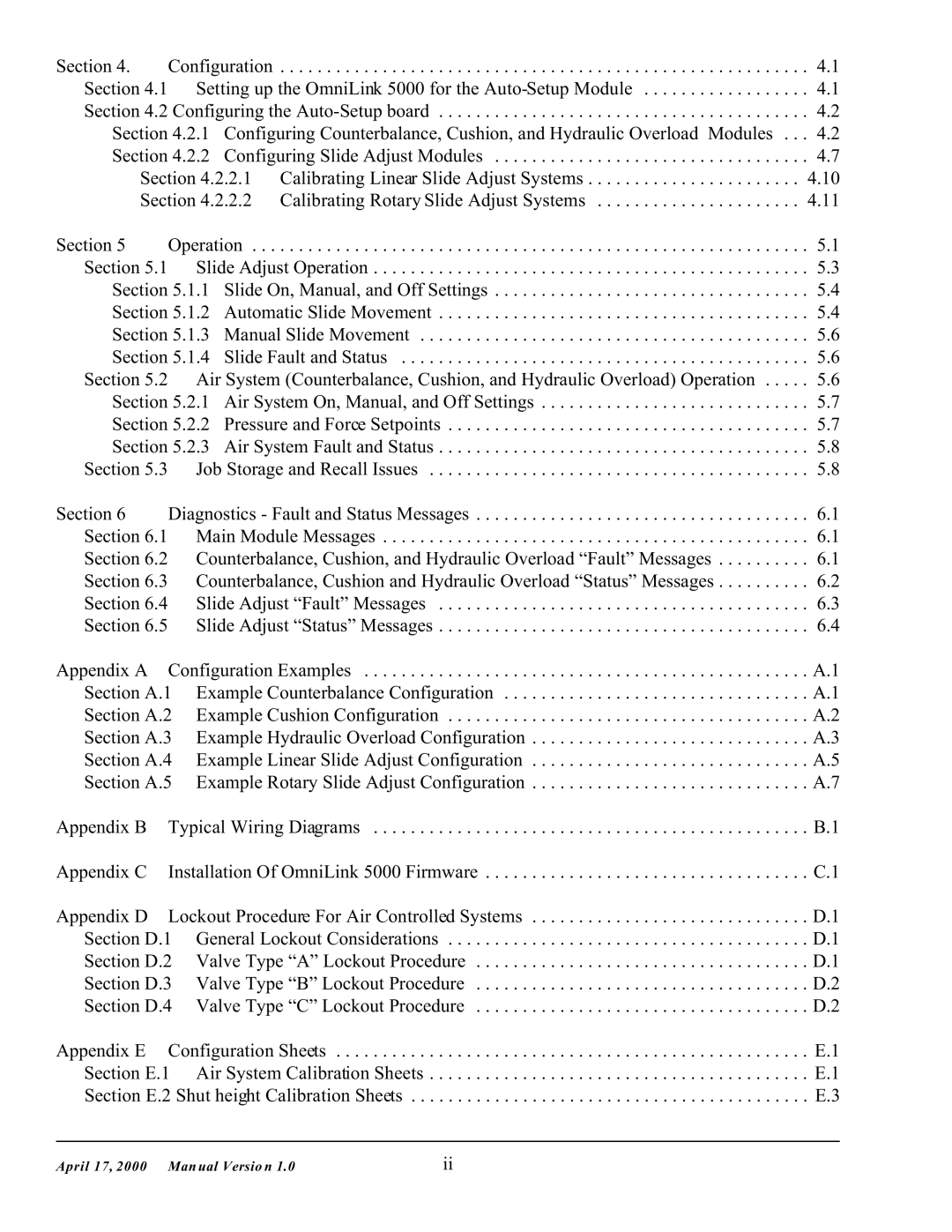 SMC Networks 5000 manual April 17, 2000 Man ual Versio n 